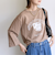 《予約》【WEB限定】〈洗濯機可能〉七分袖 ワイド スリーブ プリント スウェット