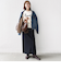 《予約》【WEB限定】〈手洗い可能〉ファンシー コード 刺繍 ダンボール カットソー