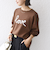 《予約》【WEB限定】〈手洗い可能〉ファンシー コード 刺繍 ダンボール カットソー