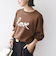 《予約》【WEB限定】〈手洗い可能〉ファンシー コード 刺繍 ダンボール カットソー