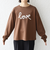 《予約》【WEB限定】〈手洗い可能〉ファンシー コード 刺繍 ダンボール カットソー