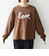 《予約》【WEB限定】〈手洗い可能〉ファンシー コード 刺繍 ダンボール カットソー