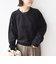 《予約》【WEB限定】〈手洗い可能〉パール調 ネックレス チャーム 付 ドルマン スウェット