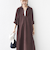《予約》【WEB限定】〈洗濯機可能〉スキッパー コーデュロイ ワンピース