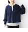《予約》〈手洗い可能〉ケーブル ジャージー スキッパー プルオーバー