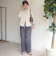 《予約》【WEB限定】〈手洗い可能〉ビーズ 刺しゅう 襟付 ニット カーディガン