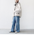 《予約》【WEB限定】ボア 配色 フード ブルゾン
