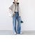 《予約》【WEB限定】ボア 配色 フード ブルゾン