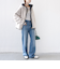 《予約》【WEB限定】ボア 配色 フード ブルゾン