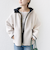 《予約》【WEB限定】ボア 配色 フード ブルゾン
