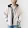 《予約》【WEB限定】ボア 配色 フード ブルゾン