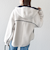 《予約》【WEB限定】ボア 配色 フード ブルゾン