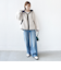 《予約》【WEB限定】ボア 配色 フード ブルゾン