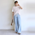 《予約》【WEB限定】〈手洗い可能〉チュール フェザー MIX ニット ベスト
