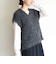 《予約》【WEB限定】〈手洗い可能〉チュール フェザー MIX ニット ベスト