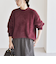 《予約》quaranciel:〈手洗い可能〉フェイクファー クルーネック コンパクト ニット プルオーバー