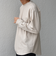 SHIPS any: 360° THE CIRCLE STRETCH ジャガード ジャージー ポケット Tシャツ(ロンT/セットアップ対応)◆