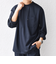 SHIPS any: 360° THE CIRCLE STRETCH ジャガード ジャージー ポケット Tシャツ(ロンT/セットアップ対応)◆
