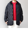 【SHIPS any別注】TAION:〈手洗い可能〉ダイヤキルト ダウン ハーフコート 25AW◆