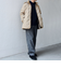 【SHIPS any別注】TAION:〈手洗い可能〉ダイヤキルト ダウン ハーフコート 25AW◆