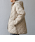 【SHIPS any別注】TAION:〈手洗い可能〉ダイヤキルト ダウン ハーフコート 25AW◆