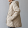 【SHIPS any別注】TAION:〈手洗い可能〉ダイヤキルト ダウン ハーフコート 25AW◆