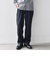 SHIPS any:〈洗濯機可能/抗ピリング〉ウールライク 2プリーツ セミワイド イージーパンツ◆