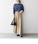 ORCIVAL:〈手洗い可能〉ボートネック ボーダー ロングスリーブ プルオーバー 25AW