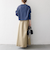 ORCIVAL:〈手洗い可能〉ボートネック ボーダー ロングスリーブ プルオーバー 25AW