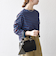 ORCIVAL:〈手洗い可能〉ボートネック ボーダー ロングスリーブ プルオーバー 25AW