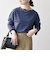 ORCIVAL:〈手洗い可能〉ボートネック ボーダー ロングスリーブ プルオーバー 25AW