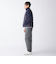 【WEB限定/SHIPS別注】TAION:〈手洗い可能〉ハイネック ダブルジップ ニットスリーブダウンジャケット