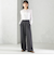 《予約》s.oyamadaコラボ:〈手洗い可能〉シアー テレコ ロング スリーブ TEE