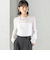 《予約》s.oyamadaコラボ:〈手洗い可能〉シアー テレコ ロング スリーブ TEE