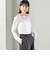 《予約》s.oyamadaコラボ:〈手洗い可能〉シアー テレコ ロング スリーブ TEE