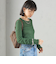 《予約》s.oyamadaコラボ:〈手洗い可能〉シアー テレコ ロング スリーブ TEE