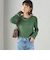 《予約》s.oyamadaコラボ:〈手洗い可能〉シアー テレコ ロング スリーブ TEE