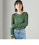 《予約》s.oyamadaコラボ:〈手洗い可能〉シアー テレコ ロング スリーブ TEE