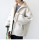 《予約》【WEB限定】フェイク ムートン ジップ コート