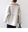 《予約》【WEB限定】フェイク ムートン ジップ コート