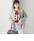 《予約》フォックス ブレンド ノーカラー ニット コート