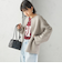 《予約》フォックス ブレンド ノーカラー ニット コート