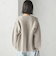 《予約》フォックス ブレンド ノーカラー ニット コート