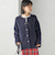 《予約》フォックス ブレンド ノーカラー ニット コート