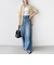 《予約》【WEB限定】〈洗濯機可能〉コーデュロイ ギャザー シャツ 羽織