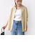 《予約》【WEB限定】〈洗濯機可能〉コーデュロイ ギャザー シャツ 羽織