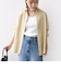 《予約》【WEB限定】〈洗濯機可能〉コーデュロイ ギャザー シャツ 羽織