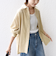 《予約》【WEB限定】〈洗濯機可能〉コーデュロイ ギャザー シャツ 羽織