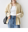 《予約》【WEB限定】〈洗濯機可能〉コーデュロイ ギャザー シャツ 羽織
