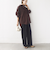 《予約》【WEB限定】〈洗濯機可能〉コーデュロイ ギャザー シャツ 羽織